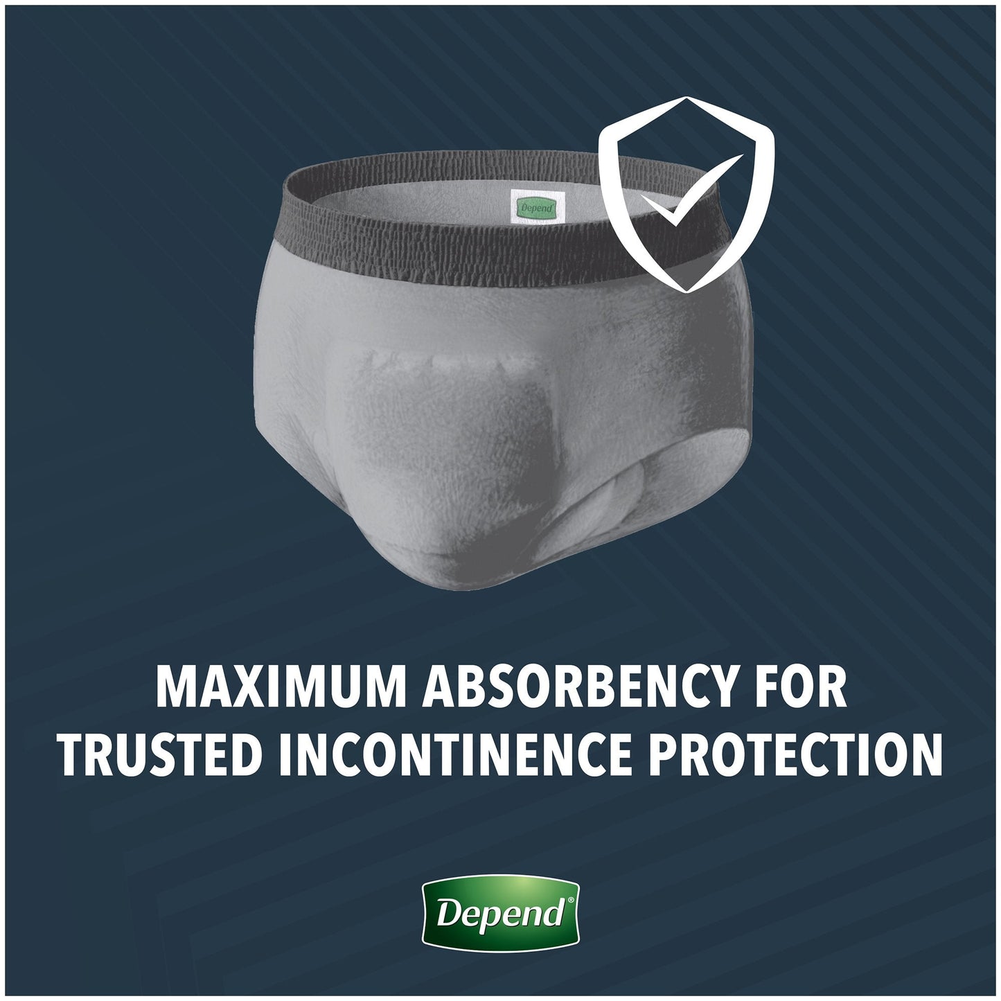 Depend Real Fit Adult Incontinence Pull-Up Underwear, Heavy Absorbency