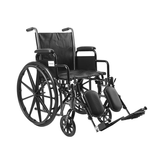 McKesson Wheelchair, 18 Inch Seat Width, Legrest