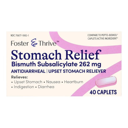 Foster & Thrive Upset Stomach Relief Caplets, 40 ct.