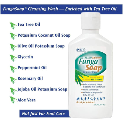 FungaSoap® Soap with Tea Tree Oil, 6 oz.